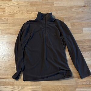 The North Face Men's Dark Gray Quarter-Zip Fleece Jacket